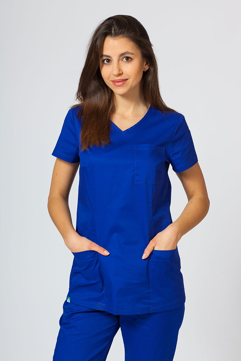 Dámská lékařská halena Sunrise Uniforms Active Fit tmavě modrá