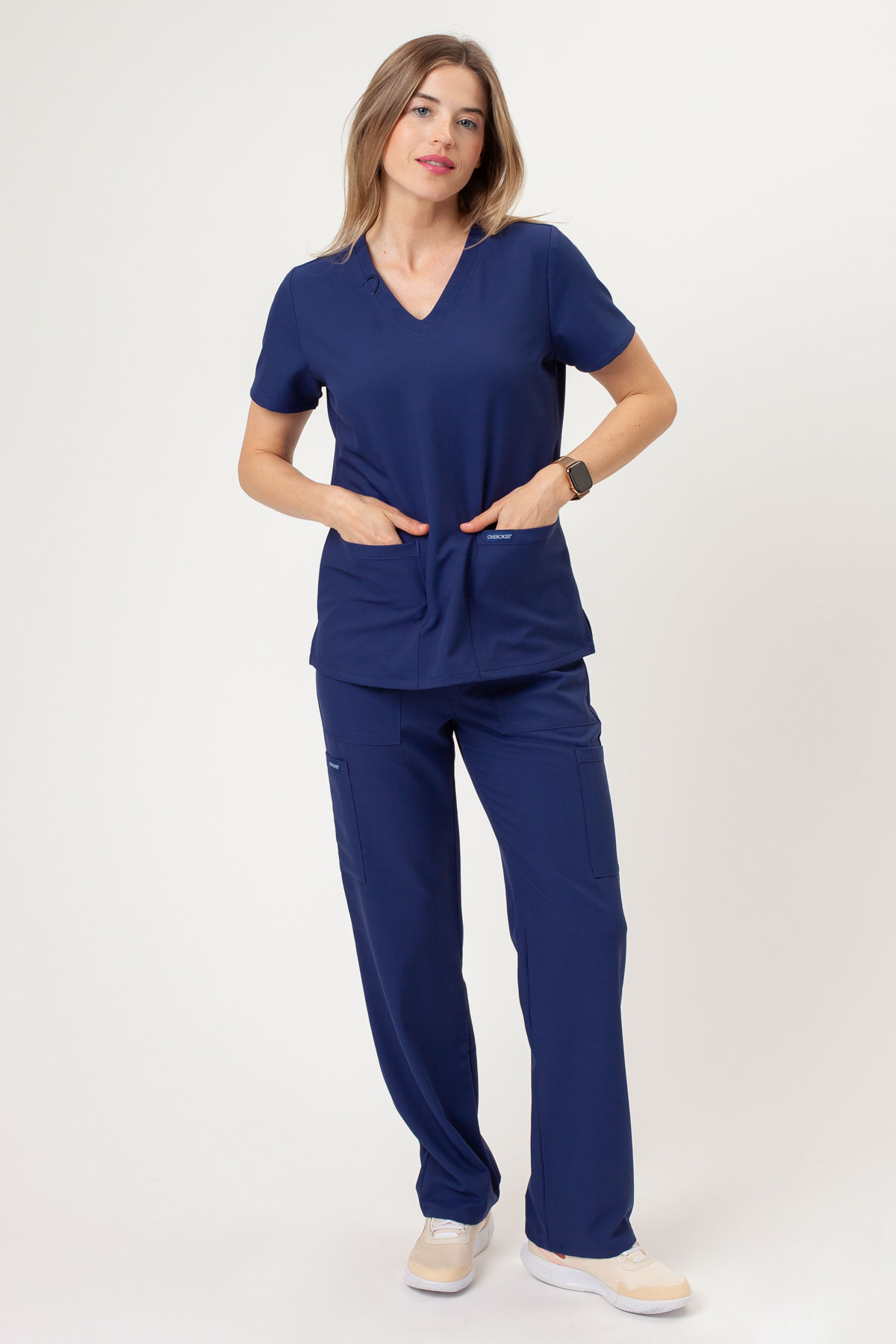 Dámská lékařská souprava Cherokee Ultra V-neck námořnicky modrá