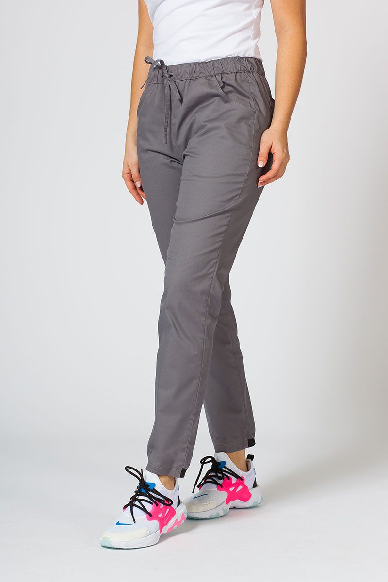 Dámské lékařské kalhoty Sunrise Uniforms Active Loose šedé