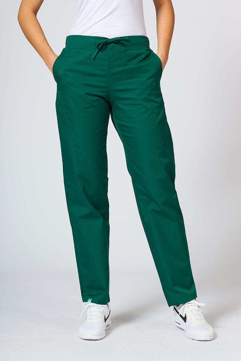 Univerzální lékařské kalhoty Sunrise Uniforms tmavě zelená