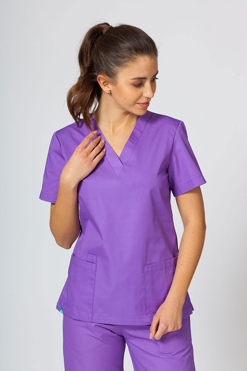 Lékařská halena Sunrise Uniforms fialová