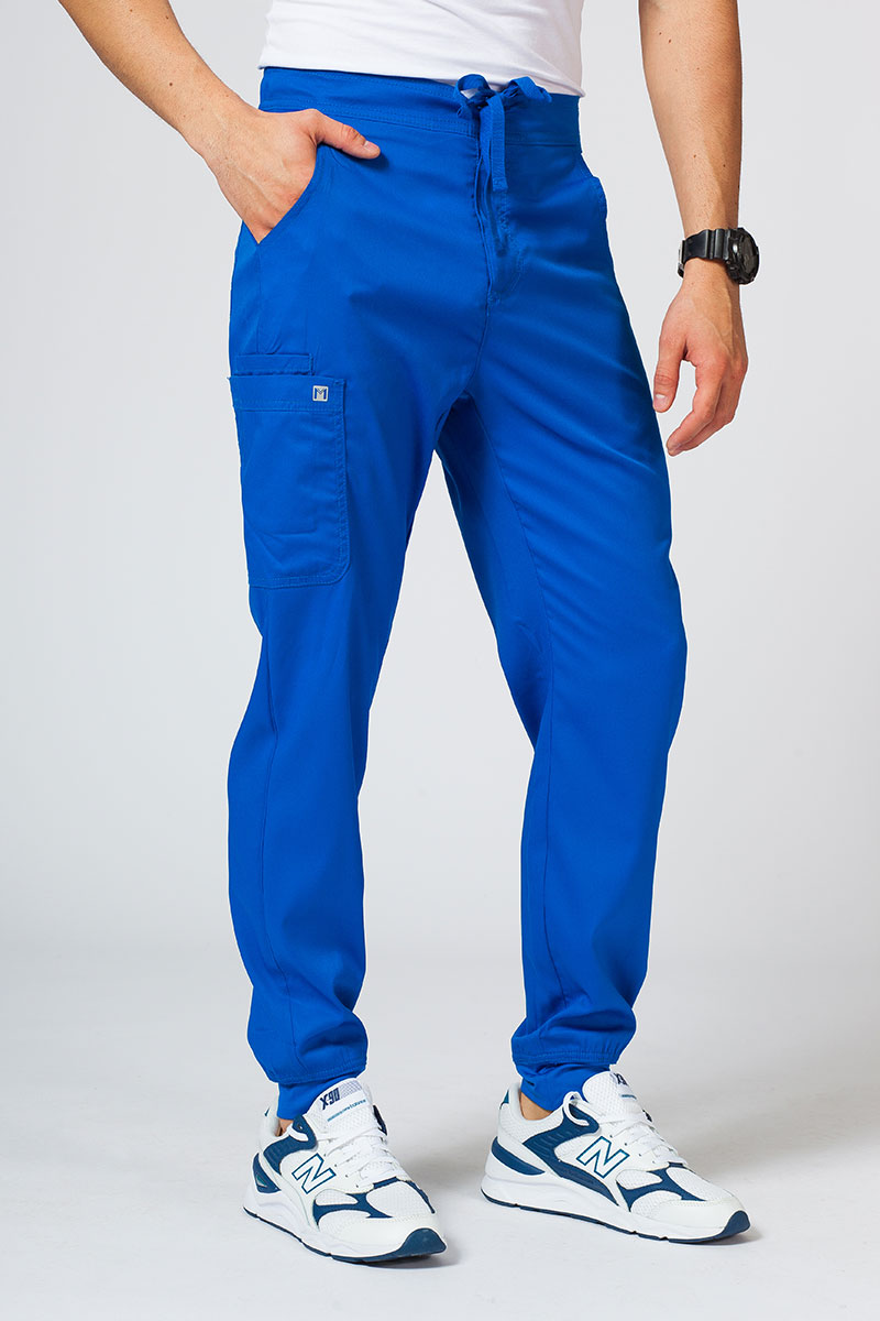 Lékařské kalhoty Maevn Matrix Men jogger královsky modré