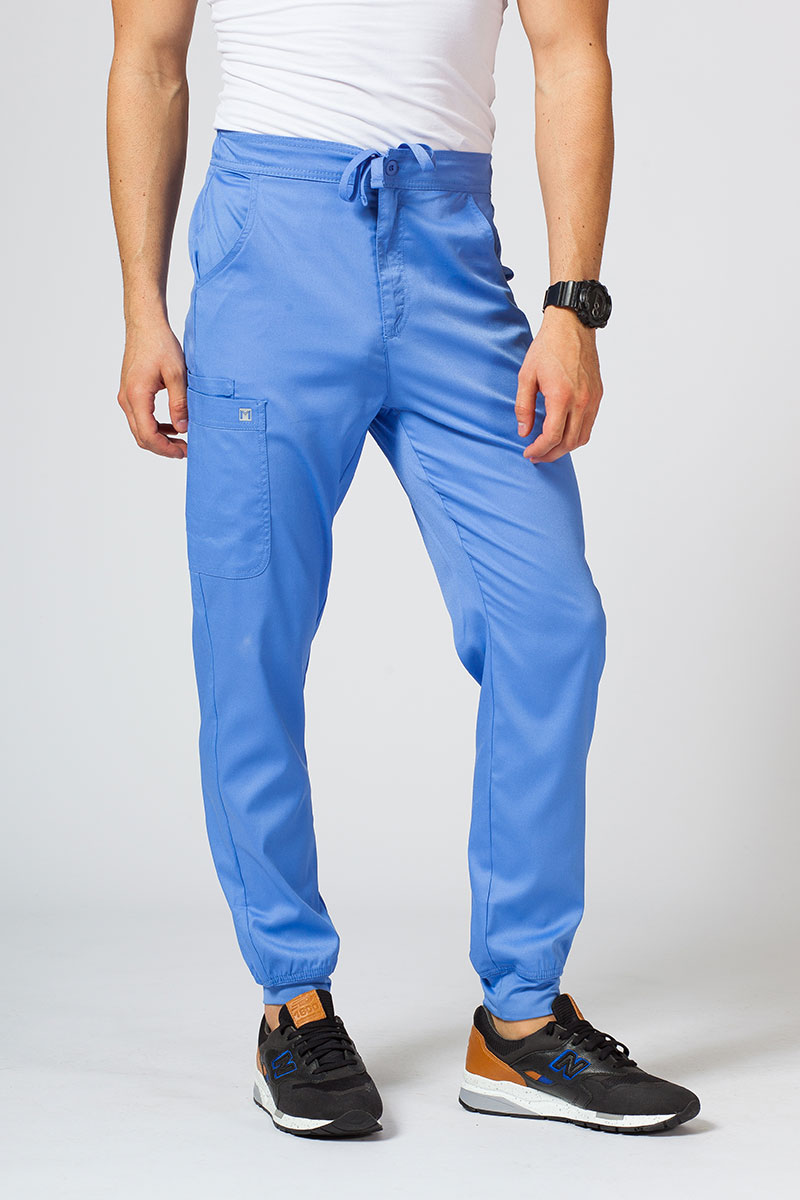 Lékařské kalhoty Maevn Matrix Men klasicky jogger modré