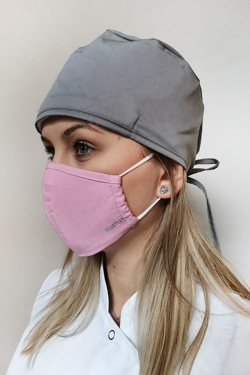 Ochranná maska ​​Maevn, dvouvrstvá (s technologií AGION®), unisex, růžová