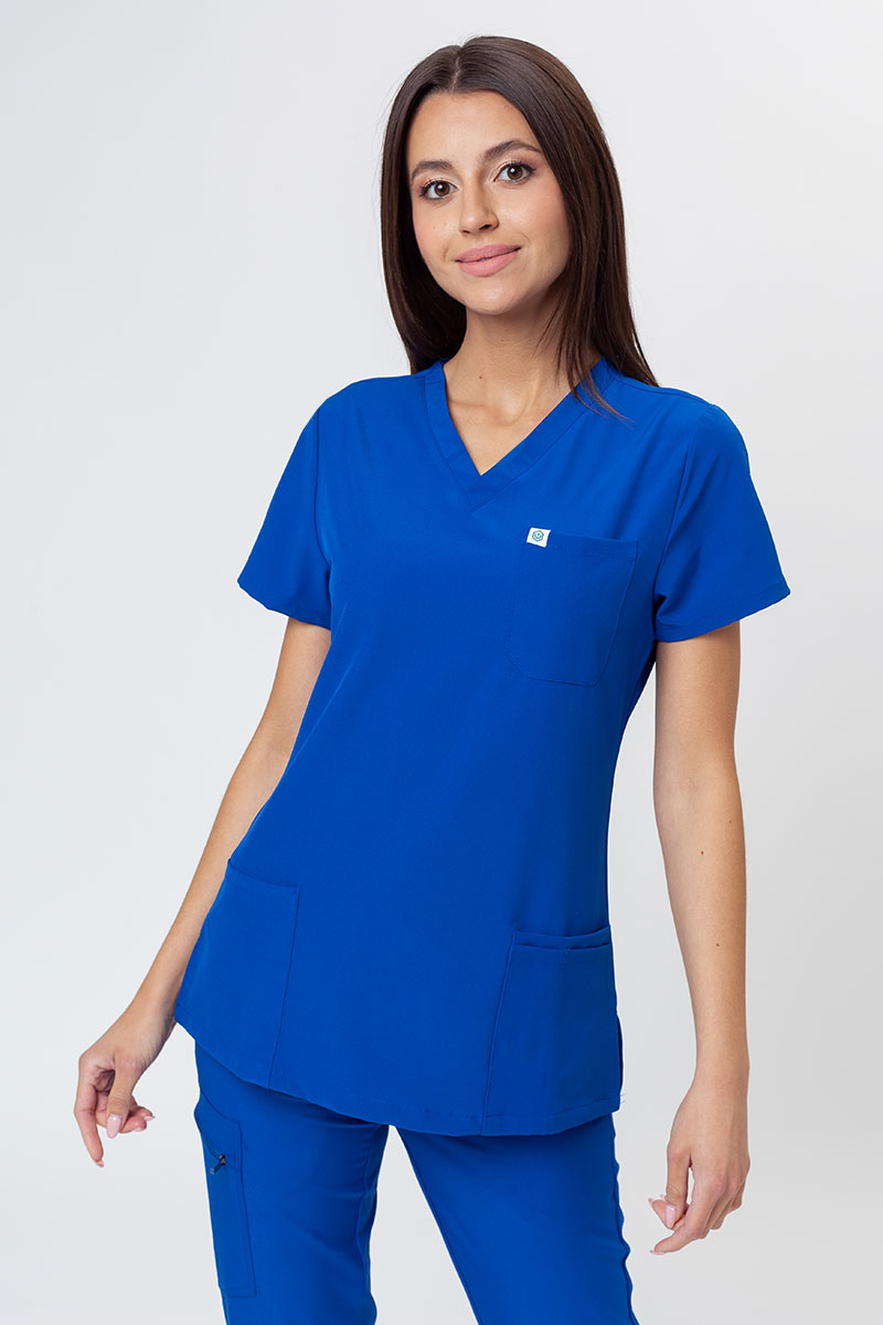 Dámská lékařská halena Uniforms World 309TS™ Valiant královsky modrá