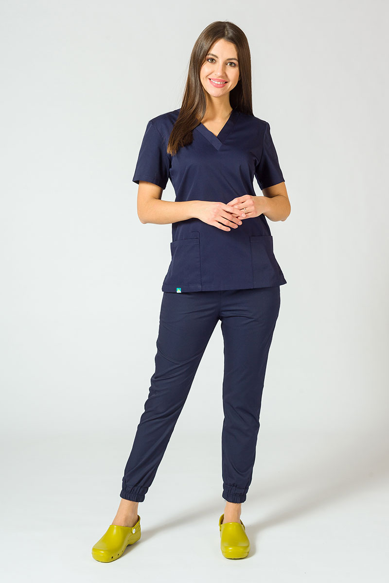 Lékařská souprava Sunrise Uniforms Basic Jogger námořnicky modrá (s kalhotami Easy)
