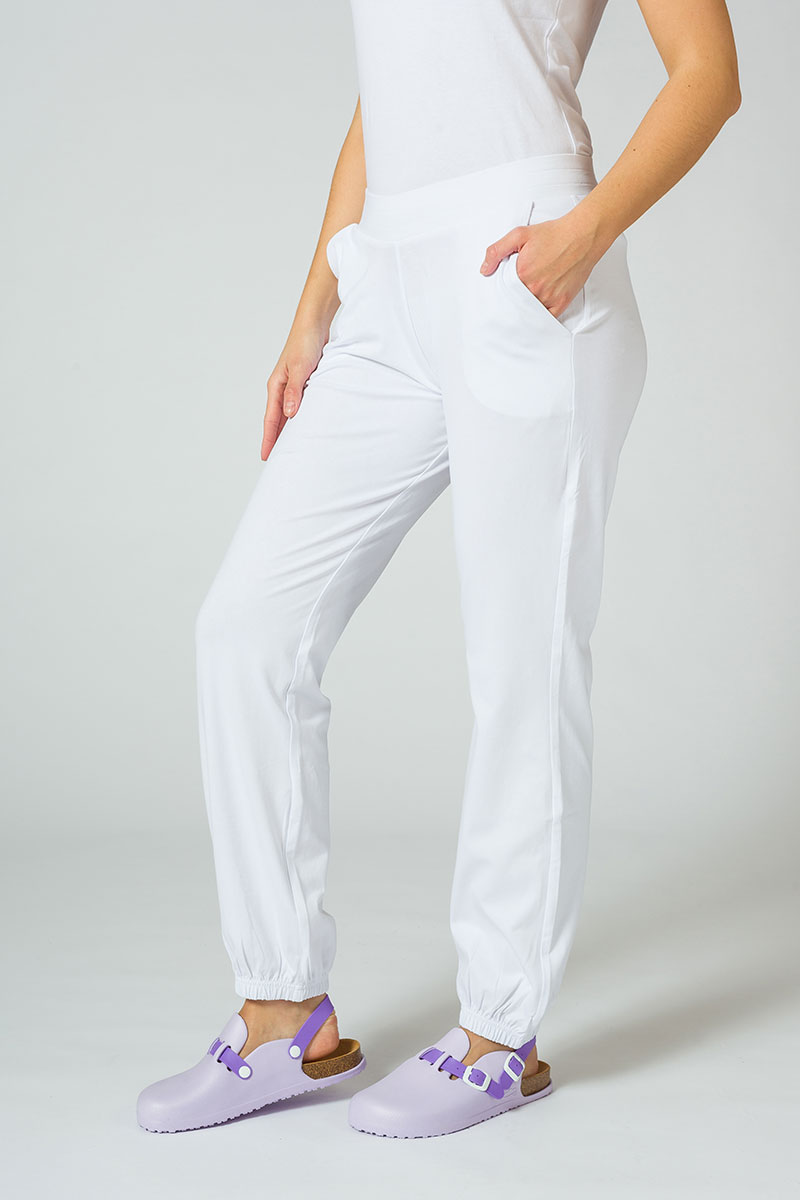 Dámské teplákové kalhoty Malfini Leisure bílé