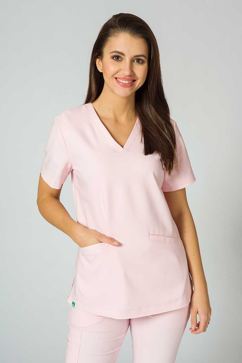 Lékařská halena Sunrise Uniforms Premium Joy pastelově růžová