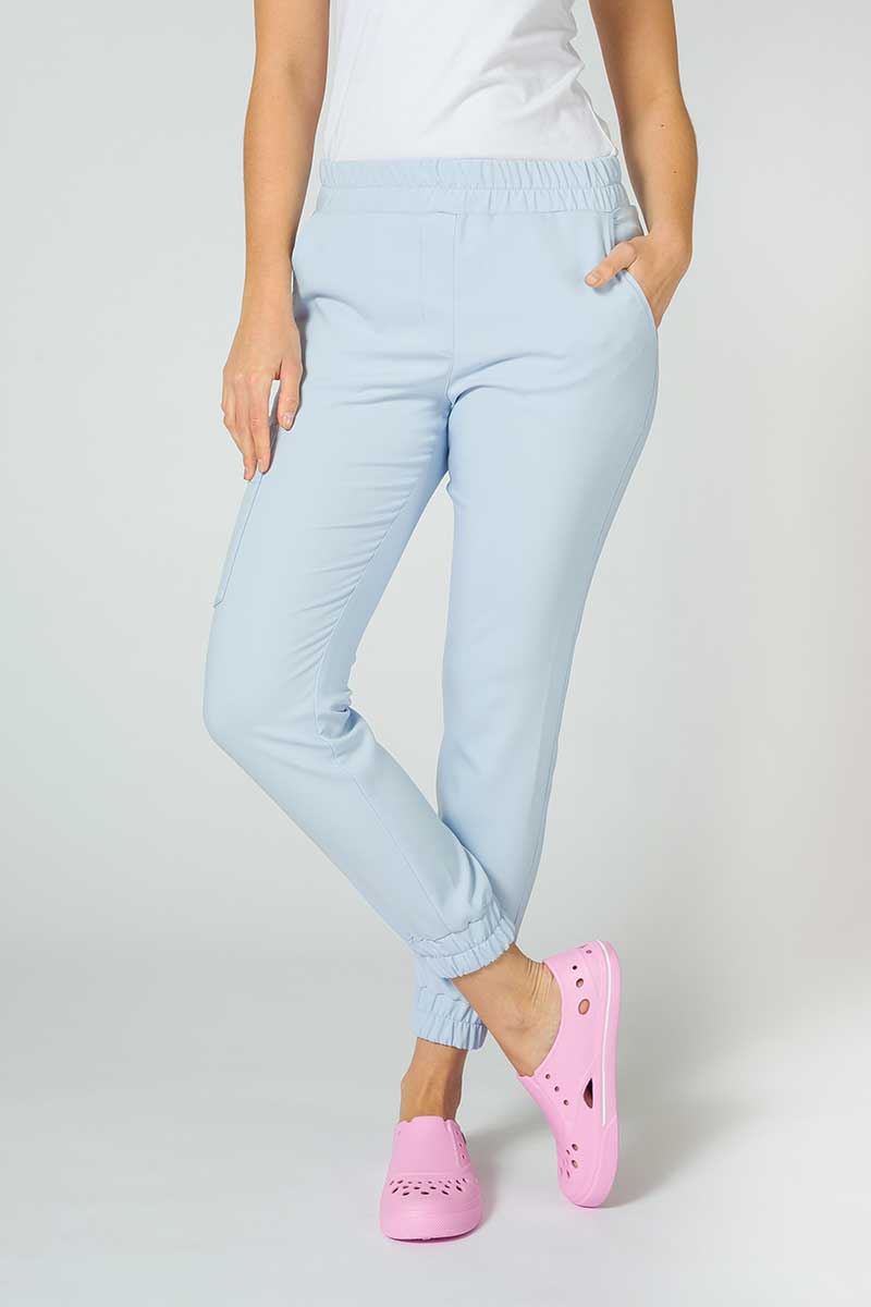 Dámské kalhoty Sunrise Uniforms Premium Chill jogger blankytně modré