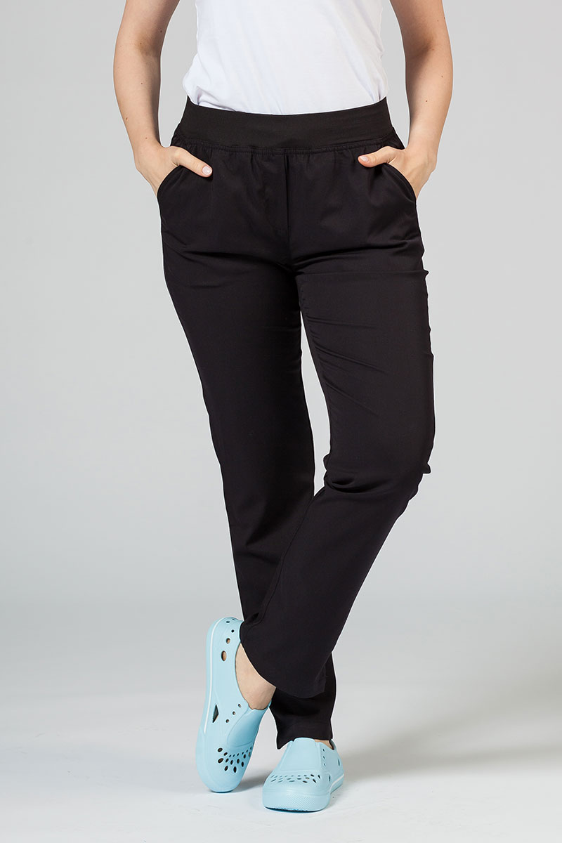 Dámské kalhoty Adar Uniforms Leg Yoga černé