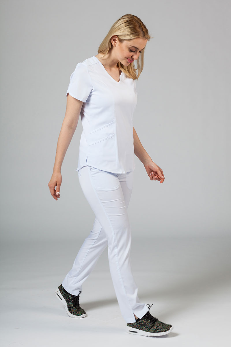 Lékařská souprava Adar Uniforms Yoga bílá (s halenou Modern - elastic)