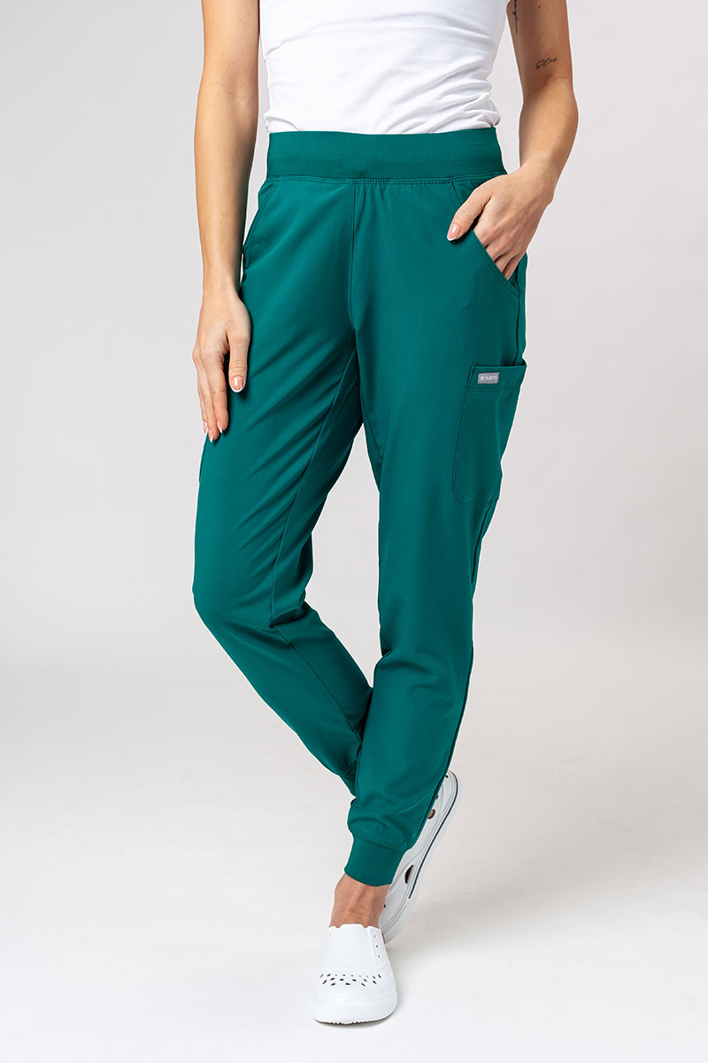 Lékařské dámské kalhoty Maevn Momentum jogger zelené