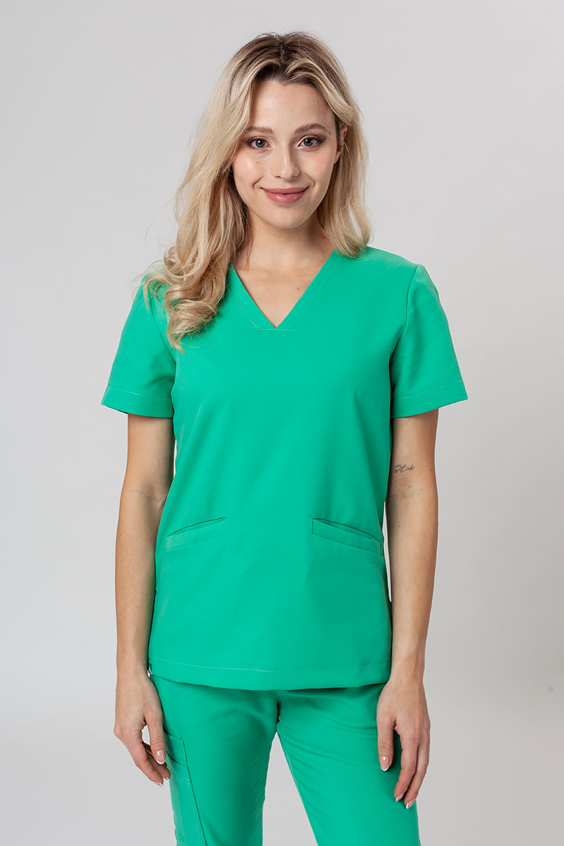 Lékařská halena Sunrise Uniforms Premium Joy světle zelená