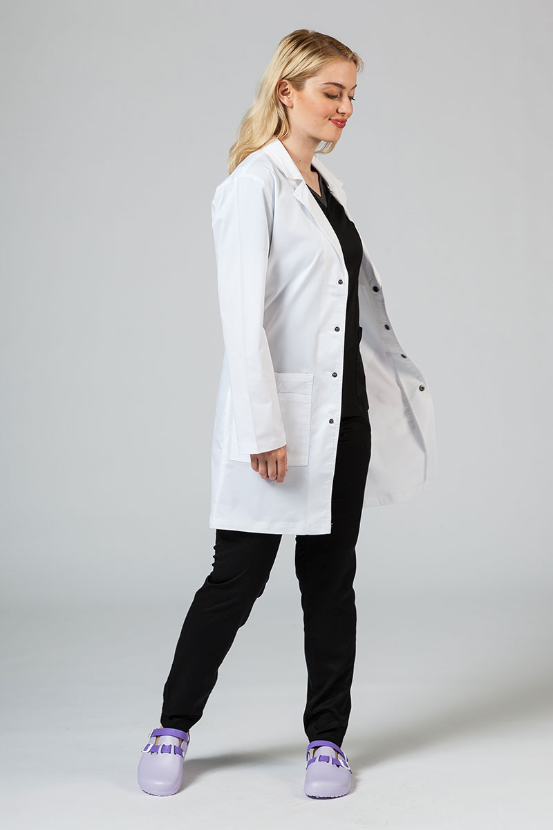 Lékařský plášť Adar Uniforms Snap bílý (elastický)