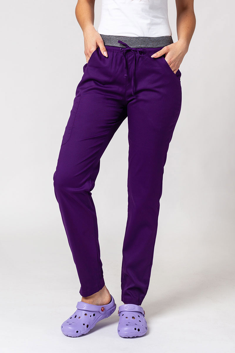 Dámské lékařské kalhoty Maevn Matrix Contrast semi-jogger lilkové