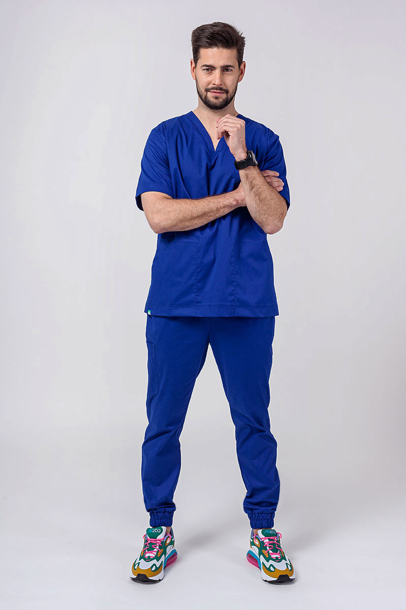 Pánská lékařská souprava Sunrise Uniforms Active (halena Flex, kalhoty Flow) tmavě modrá