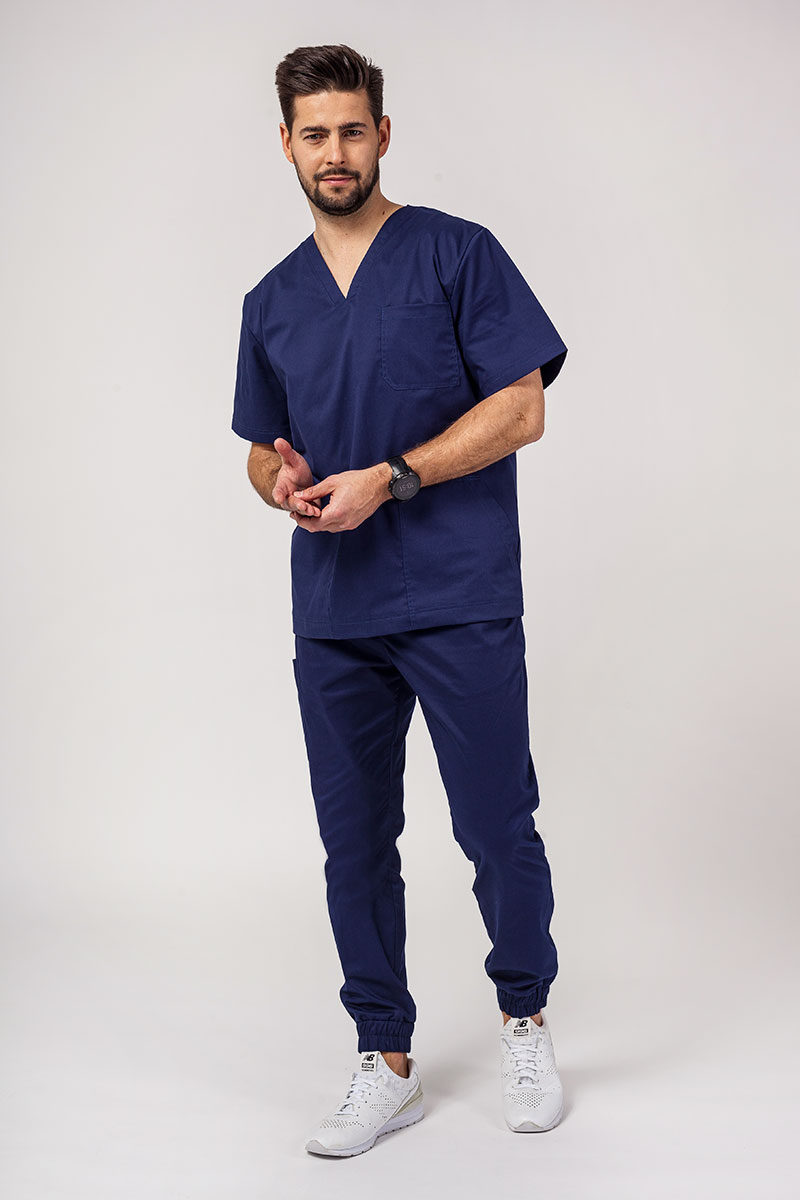 Pánská lékařská souprava Sunrise Uniforms Active (halena Flex, kalhoty Flow) námořnická modř