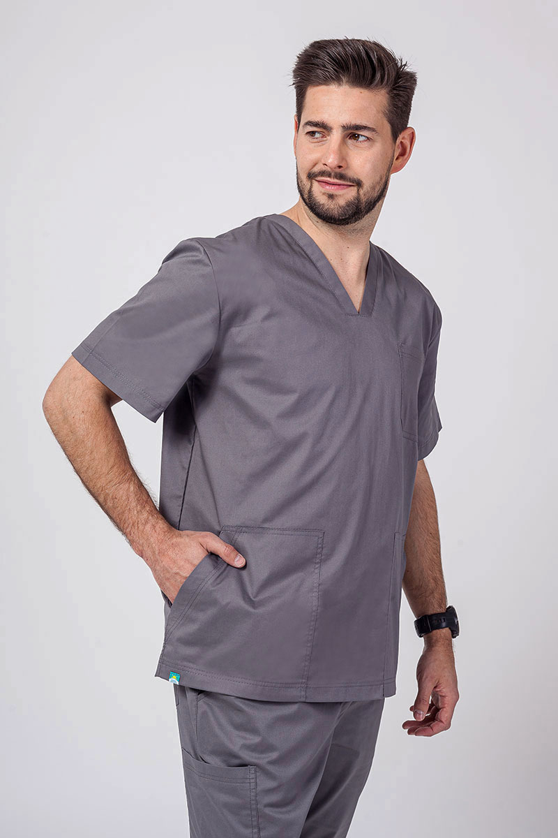 Lékařská halena Sunrise Uniforms Active Flex šedá