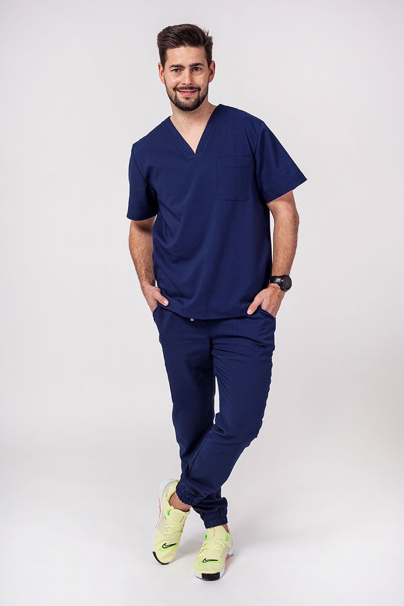 Lékařská souprava Sunrise Uniforms Premium Men (halena Dose, kalhoty Select) námořnická modř