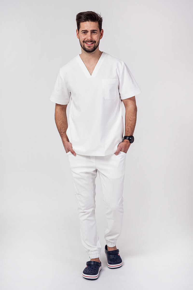 Lékařská souprava Sunrise Uniforms Premium Men (halena Dose, kalhoty Select) ecru