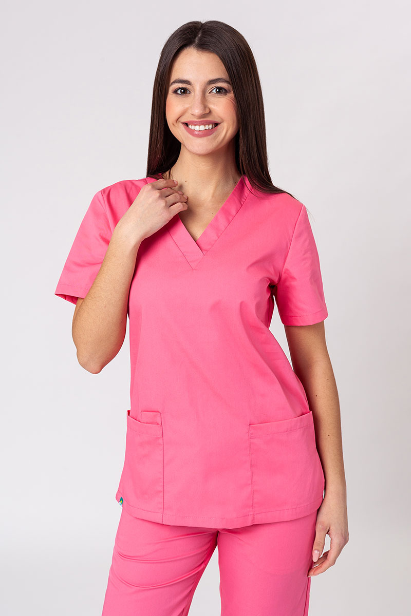 Lékařská dámská halena Sunrise Uniforms Basic Light růžová