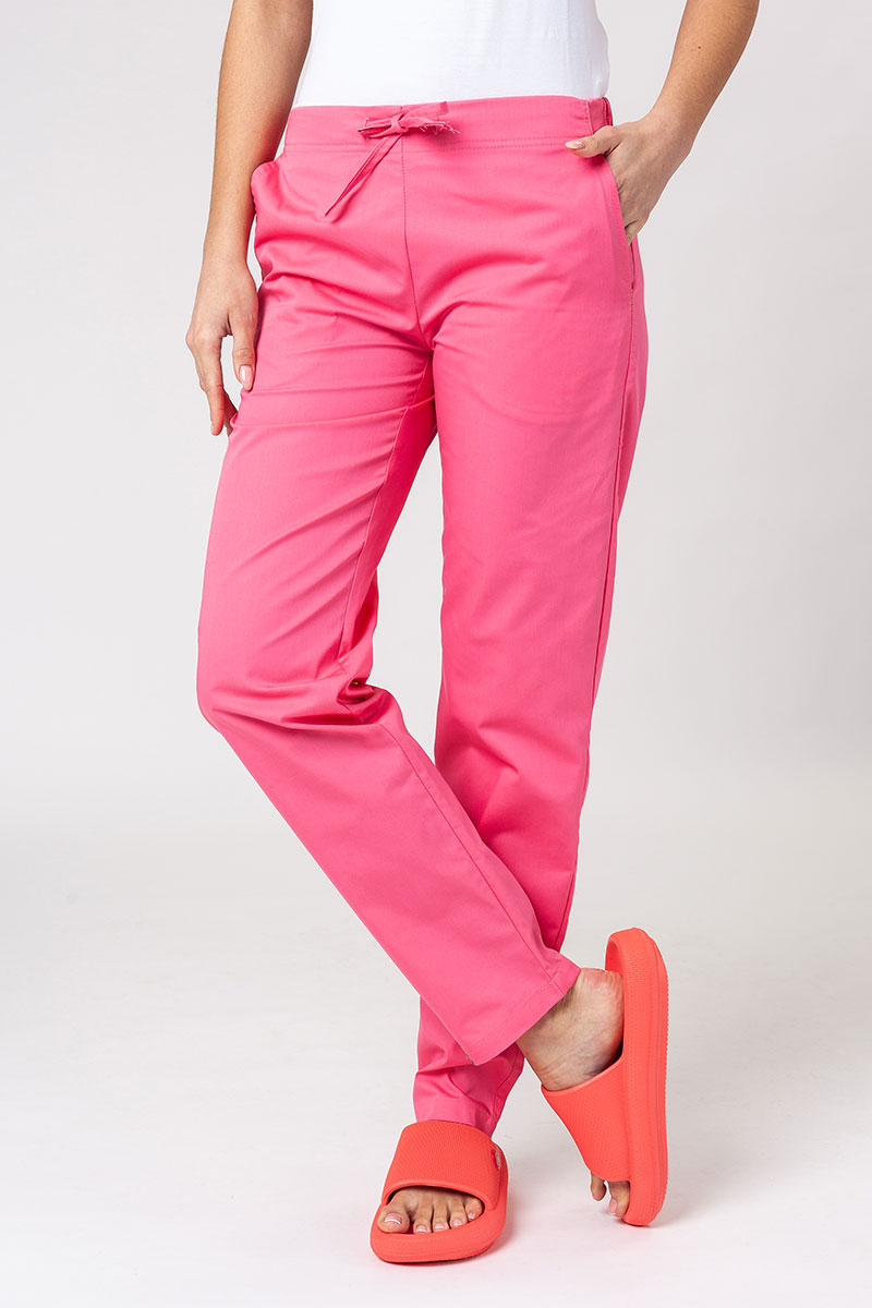 Dámské lékařské kalhoty Sunrise Uniforms Basic Regular růžové