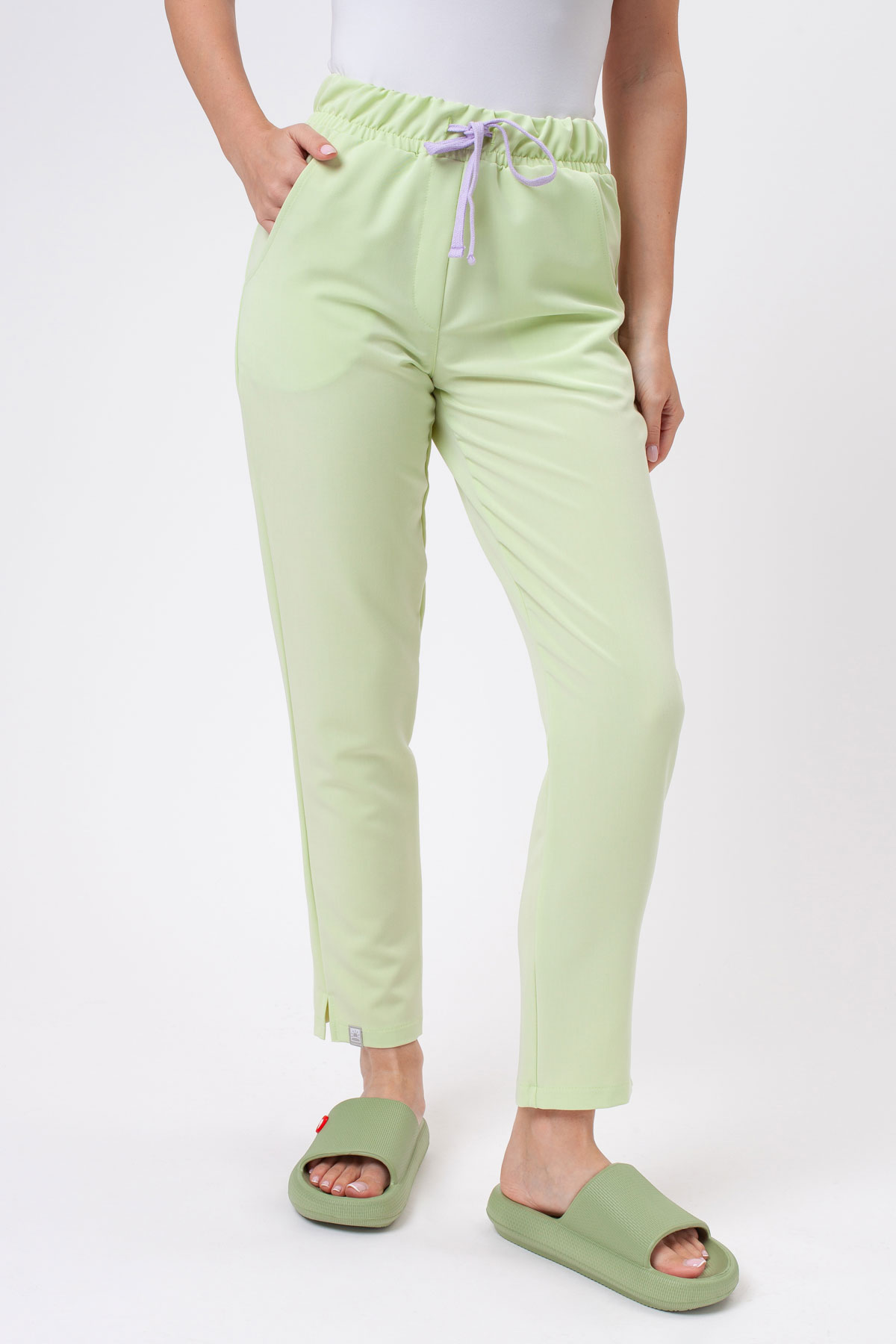 Dámské lékařské kalhoty Sunrise Uniforms Premium Pride matcha