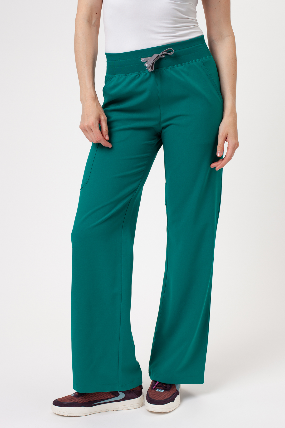 Dámské lékařské kalhoty Maevn Momentum Wide Leg zelené