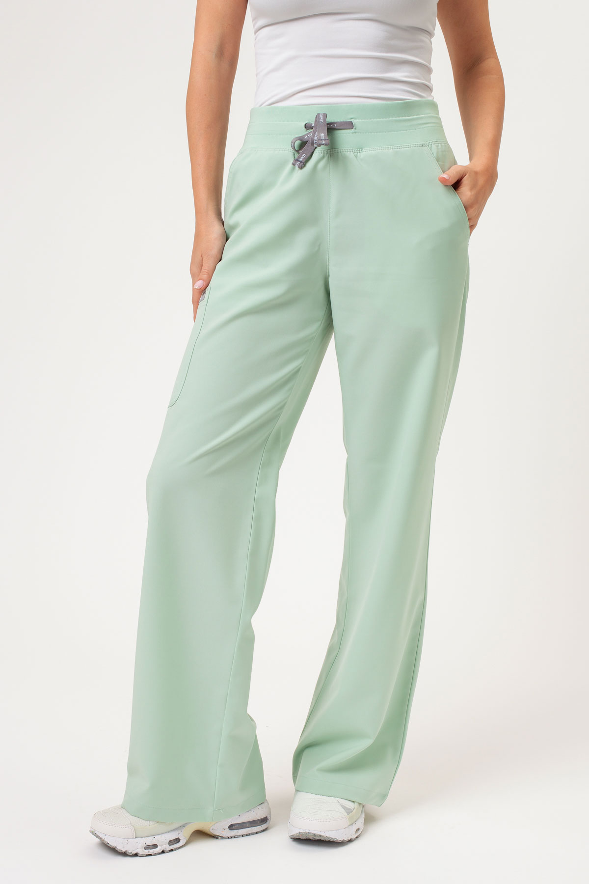 Dámské lékařské kalhoty Maevn Momentum Wide Leg mátové