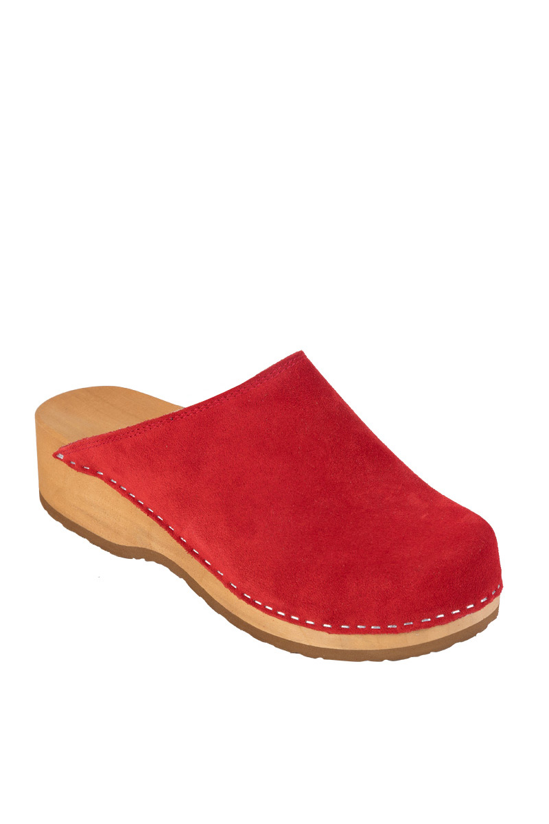 Zdravotnická obuv Buxa model PZM1 červená semiš