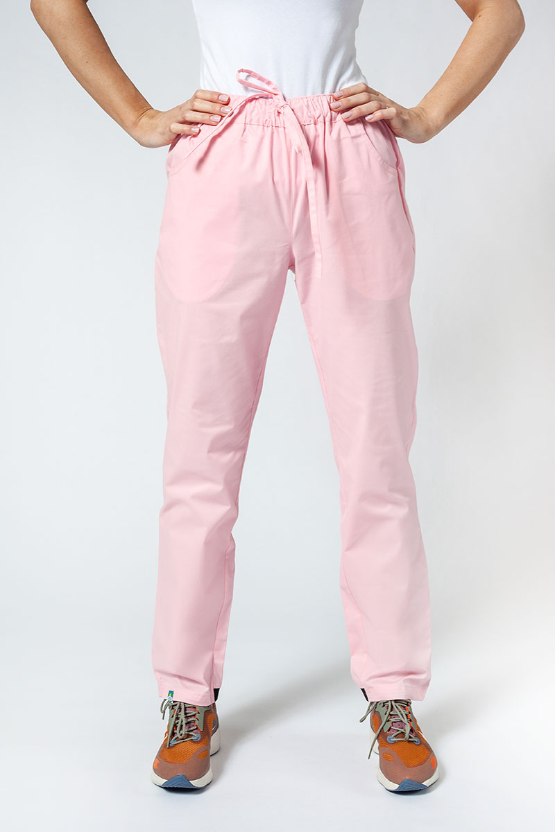 Dámské lékařské kalhoty Sunrise Uniforms Active Loose růžové