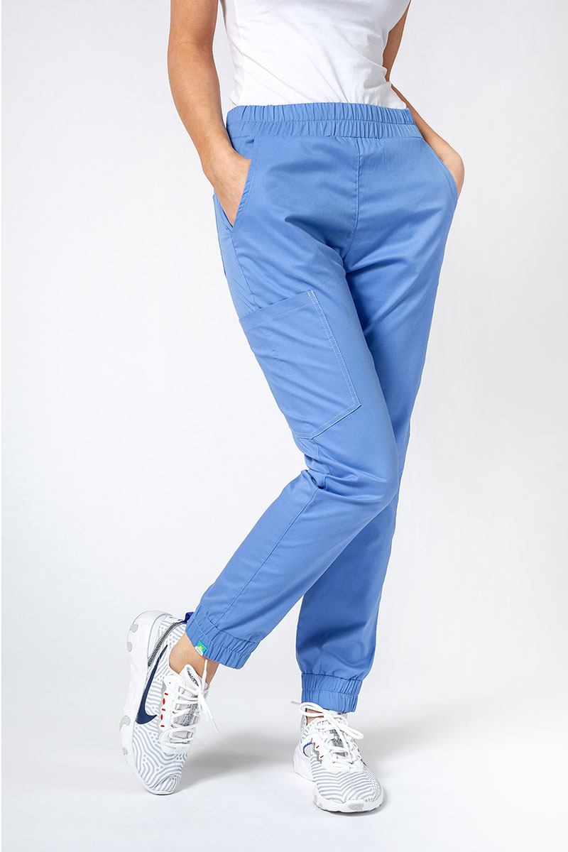Dámské lékařské kalhoty Sunrise Uniforms Active Air jogger klasicky modré