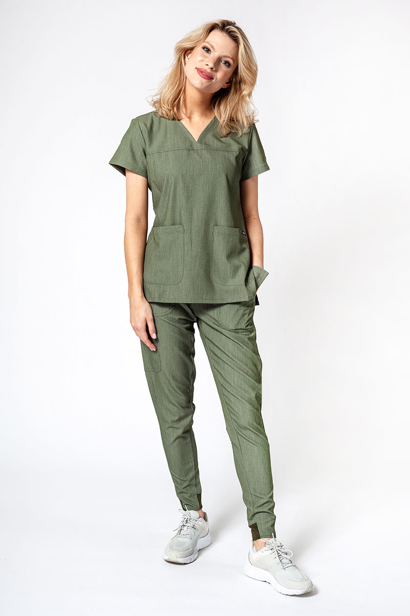 Lékařská souprava Adar Uniforms Ultimate olivková (s halenou Sweetheart - elastic)