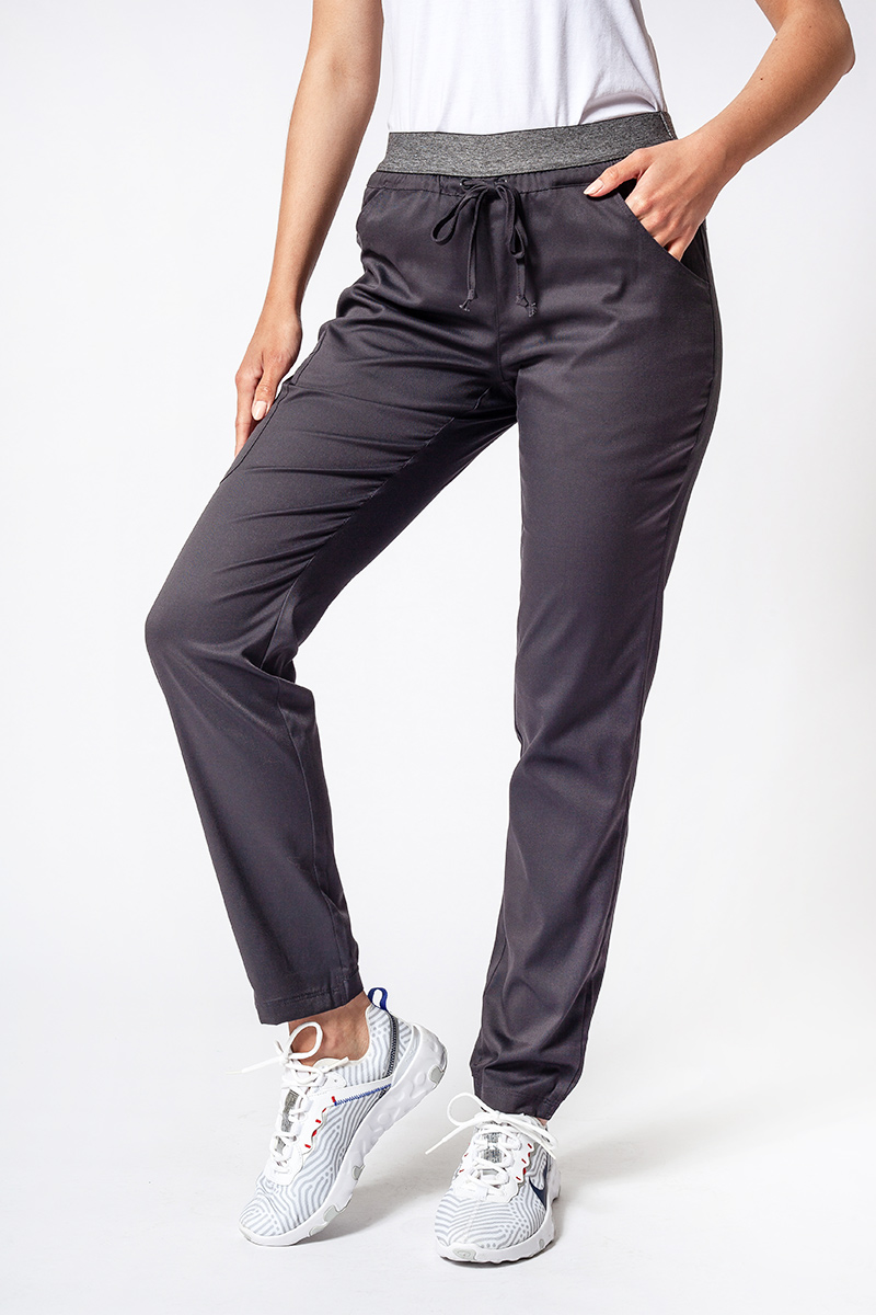 Dámské lékařské kalhoty Maevn Matrix Contrast semi-jogger šedé