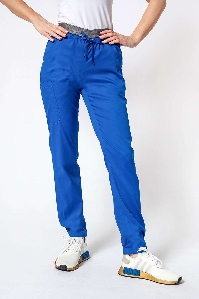 Dámské lékařské kalhoty Maevn Matrix semi-jogger královsky modré