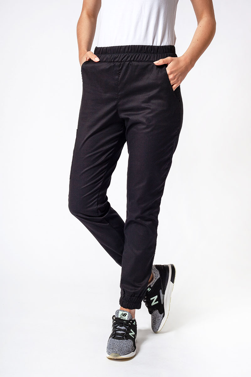 Dámské lékařské kalhoty Sunrise Uniforms Active Air jogger černé