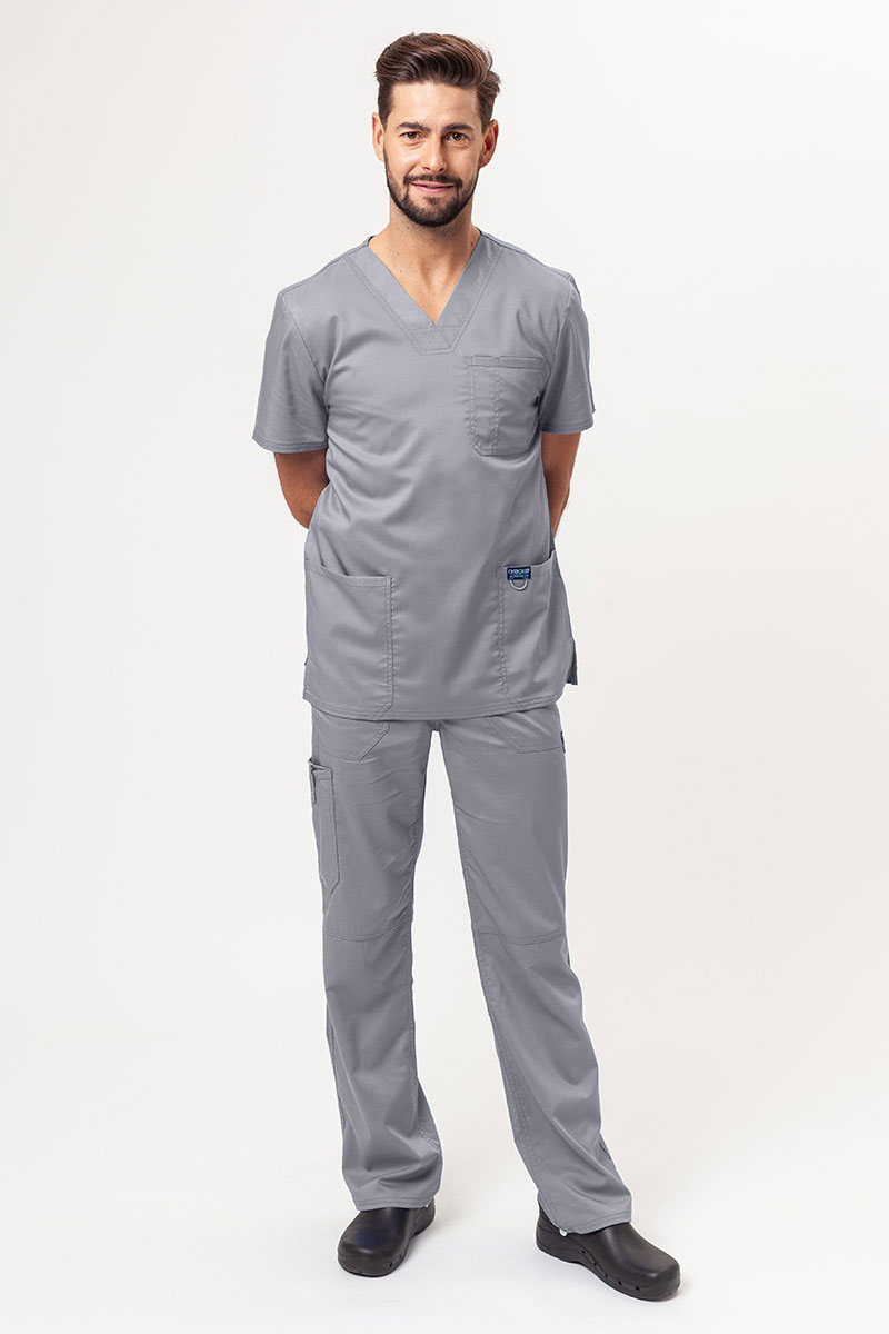 Pánská lékařská souprava Cherokee Revolution (halena V-neck, kalhoty Fly Cargo) světle šedá