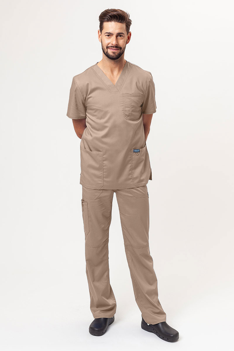 Pánská lékařská souprava Cherokee Revolution (halena V-neck, kalhoty Fly Cargo) béžová