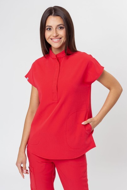 Dámská lékařská halena Uniforms World 518GTK™ Avant červená (magnetické spony)-1