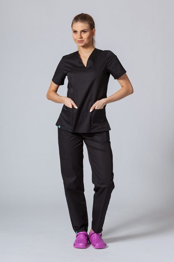 Lékařská souprava Sunrise Uniforms černá-1