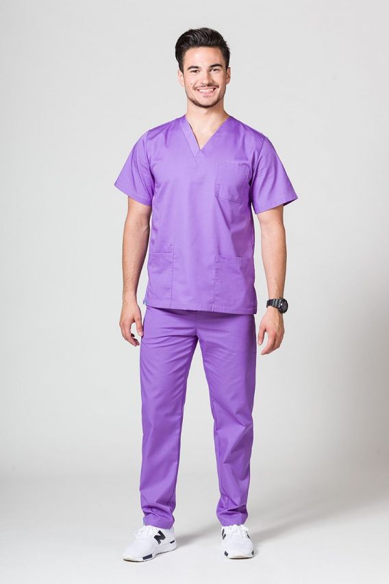 Pánská lékařská souprava Sunrise Uniforms fialová-1