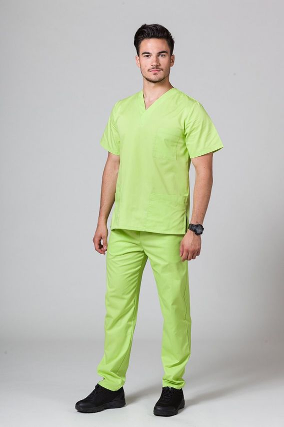 Pánská lékařská souprava Sunrise Uniforms limetková-1