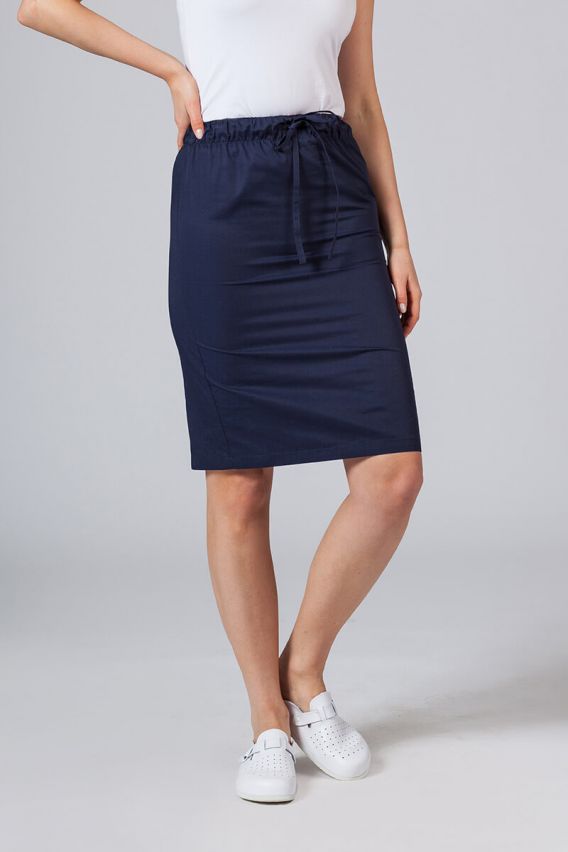 Dlouhá lékařská sukně Sunrise Uniforms námořnická modř-1