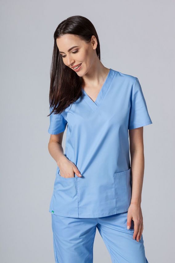 Lékařská halena Sunrise Uniforms modrá-1