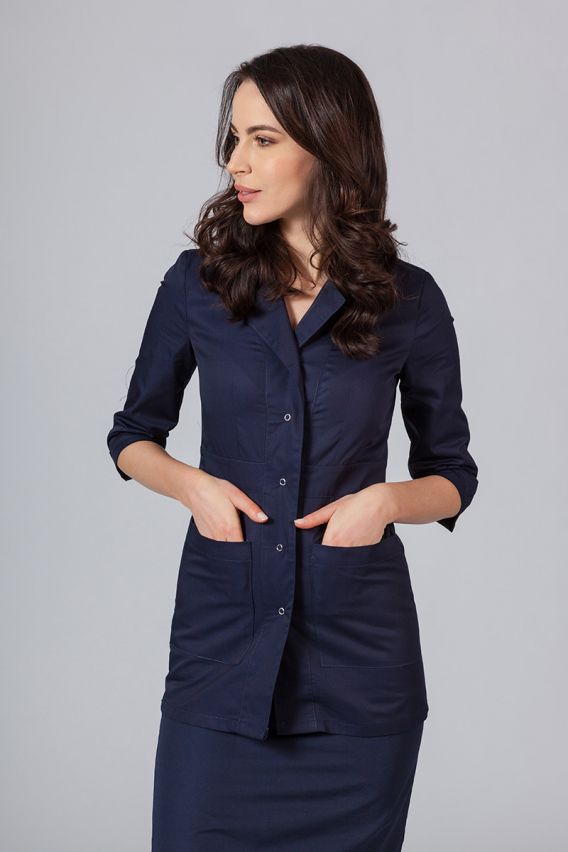 Lékařské sako Sunrise Uniforms 3/4 námořnická modř-1