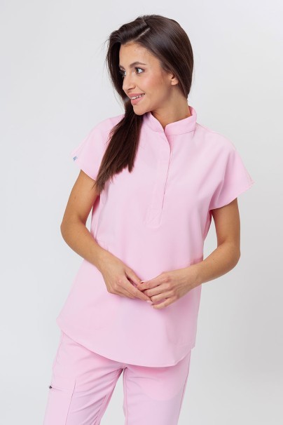 Dámská lékařská halena Uniforms World 518GTK™ Avant růžová (magnetické spony)-1