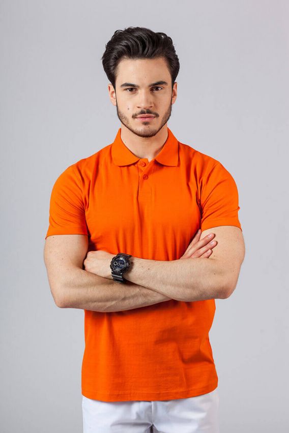 Pánské Polo tričko oranžová-1