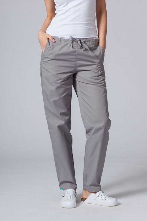 Dámské lékařské kalhoty Sunrise Uniforms Basic Regular šedé-1