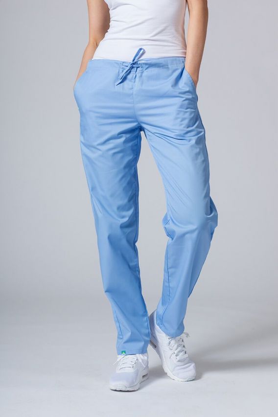 Univerzální lékařské kalhoty Sunrise Uniforms Basic Regular modré-1