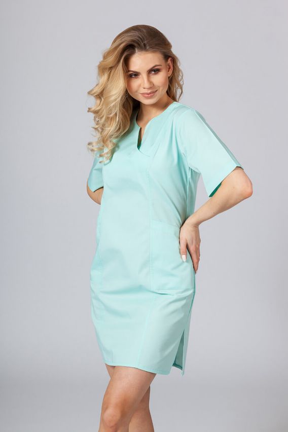 Lékařské klasické šaty Sunrise Uniforms mátové-1